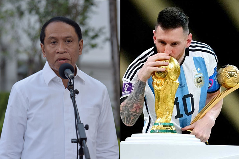 Ông Zainudin Amali muốn thấy Lionel Messi so tài với ĐT Indonesia