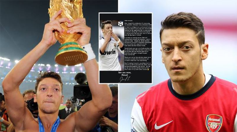 Mesut Ozil chính thức thông báo giải nghệ
