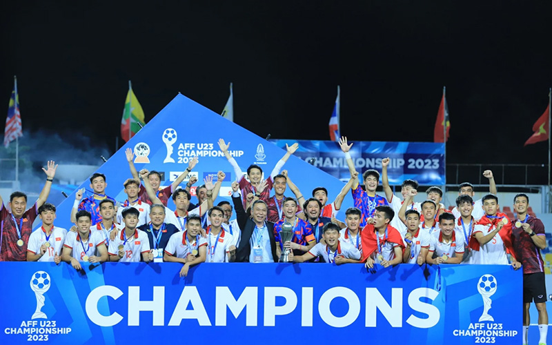 U23 Việt Nam nhận thưởng khủng sau chức vô địch U23 ĐNA